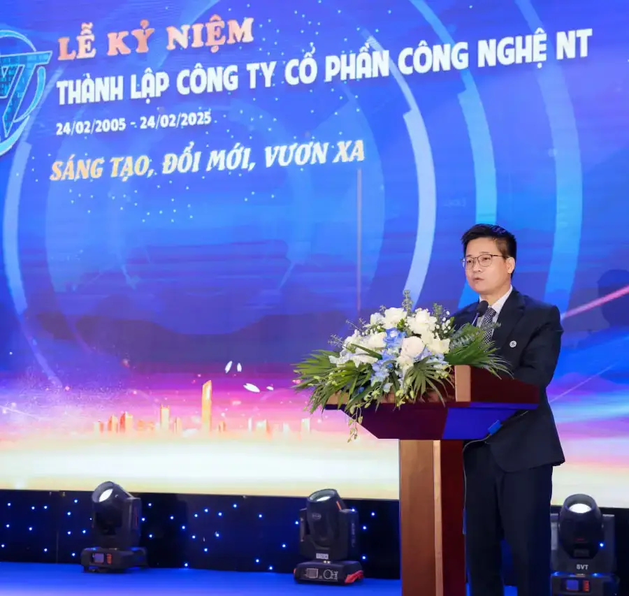 Toàn văn bài phát biểu của Chủ tịch HĐQT – Giám đốc Công ty Cổ phần Công nghệ NT trong sự kiện Kỷ niệm 20 năm thành lập công ty (24/02/2005 – 24/02/2025)